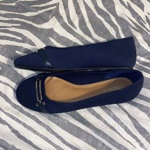 Nautica Navy Blue Flats- NWOT